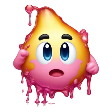 Kirby oil drip sticker