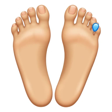 Face with feet  sticker
