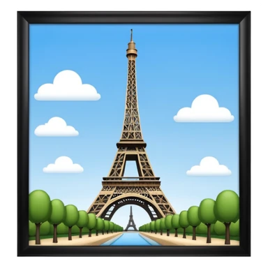 tour eiffel sticker