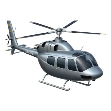 Helicopter sticker