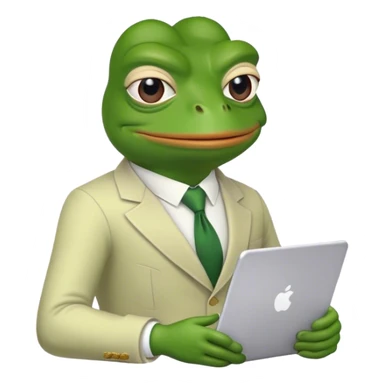 Pepe Frog stocks-trader investor sticker