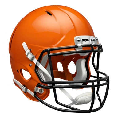 college football burnt orange  helmet sticker