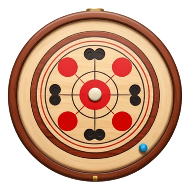 Carrom board sticker
