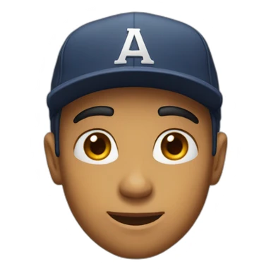 a cool boy with a cap sticker