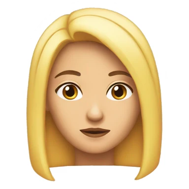 Cara pensadora  sticker