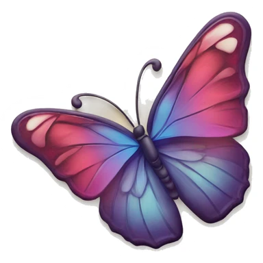 Zwei Hände formen ein Herz mit einem Schmetterling drin sticker