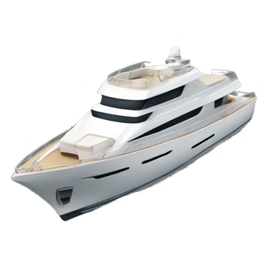 The white yacht sticker