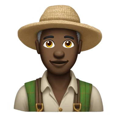 west african small holder farmer sticker