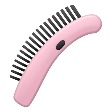 light pink massage comb variation 4 sticker