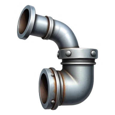 90 degree industrial pipe sticker