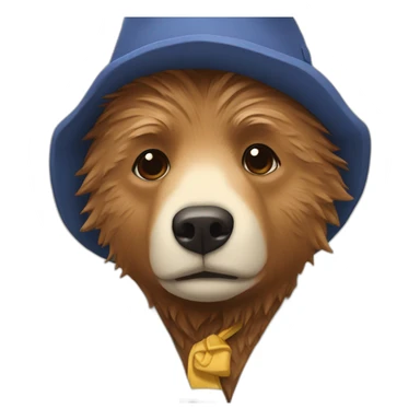 paddington-bear-sick sticker