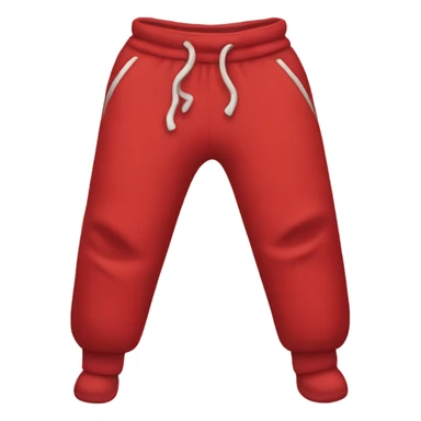 Red sweatpants  sticker