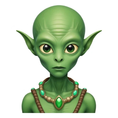 alien living in desert, accessories, just face  sticker