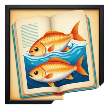 Pull up Fishwife Cookbook graphics sticker
