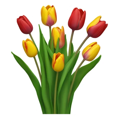 ramo de tulipanes sticker