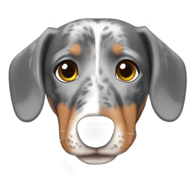 Merle dachshund sticker