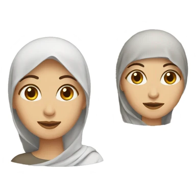 muslim women sticker