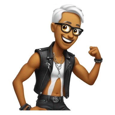 Dick Harley dancing sticker