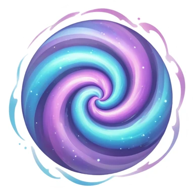 Dull-colored nebula ball  sticker