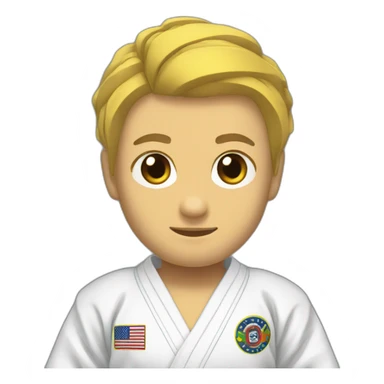 kimono brazilian jiu jitsu sticker