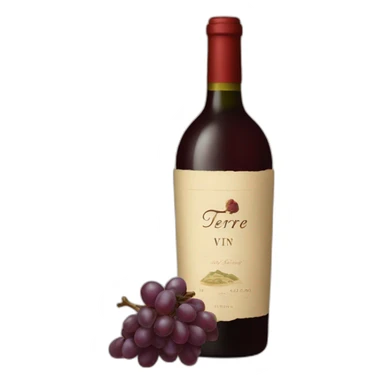 Terre vin sticker