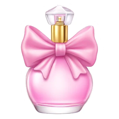 Fairy light pink perfume in bow sticker