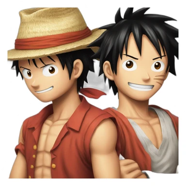Luffy et ace sticker