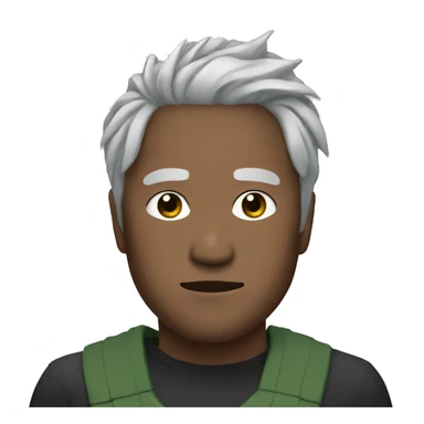 Suguru Geto with loose hair  sticker