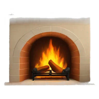 fireplace sticker