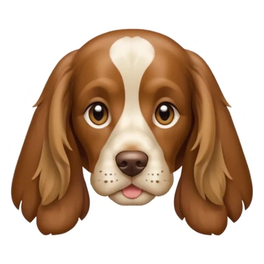 English Cocker Spaniel Brown Tan sticker