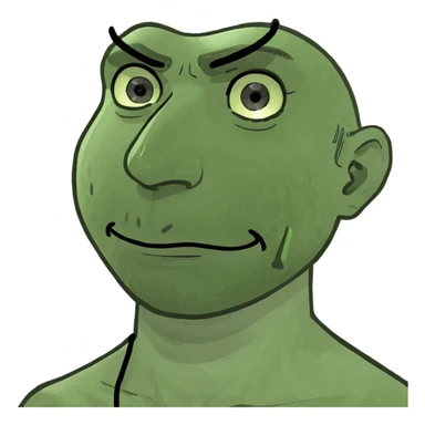 Brown skinned sweating male sticker