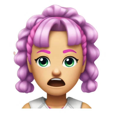 Jojo Siwa angry sticker