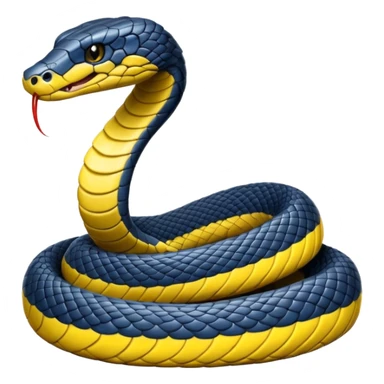 water cobra snake sticker