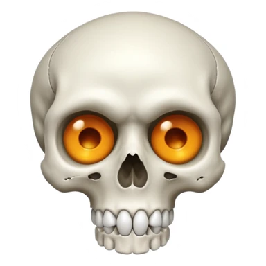 Skull emoji sticker