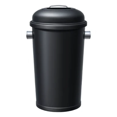  dustbin black sticker