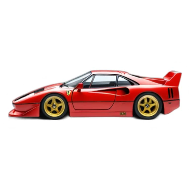 Ferrari f40 liberty walk sticker