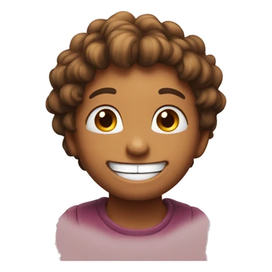 cheeky grin in love  sticker