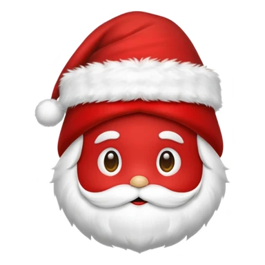 gorro do papai noel, apenas o gorro sticker