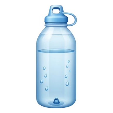 A water bottle sticker