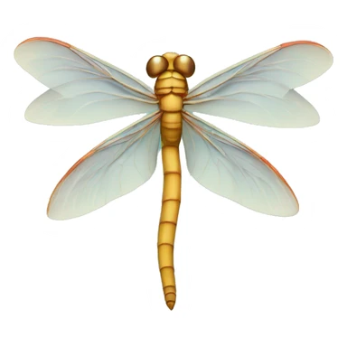 dragonfly with a dragon tail and elephant ears  sticker