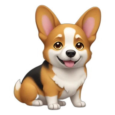 CORGY DOG TALE sticker