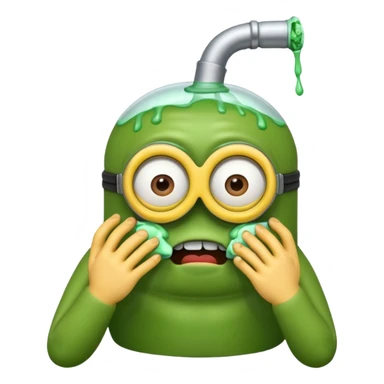 🤮🤢 minion sticker