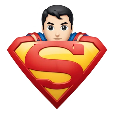 superman logo with the text: SueprBosse sticker