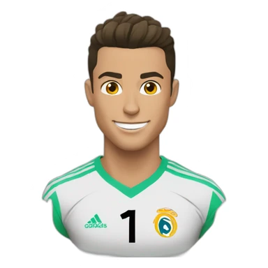 Cristiano Ronaldo y crismi sticker