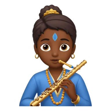 Krishina god sticker