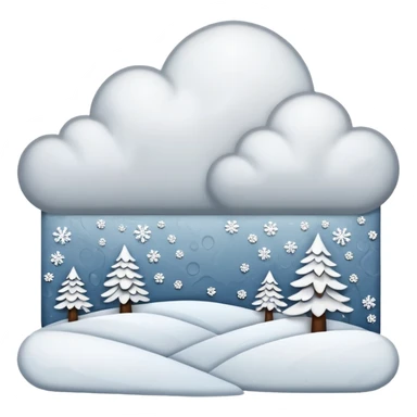 snow skies sticker