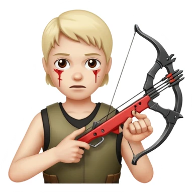 Crossbow thumb  sticker