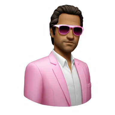 Retro Miami Vice Scarface sticker