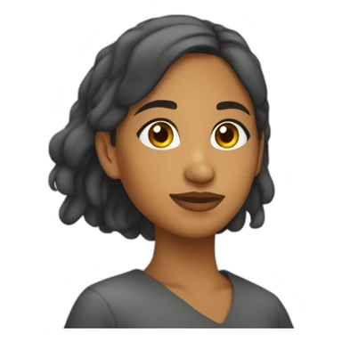 Une fille mauritanienne sticker