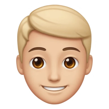 Awkward smile sticker